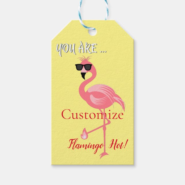 Étiquettes-cadeau Vous Êtes Flamant rose Hot Thunder_Cove (Devant)