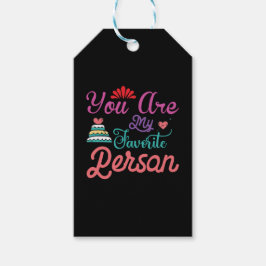 Étiquettes-cadeau Vous êtes ma personne préférée Valentine