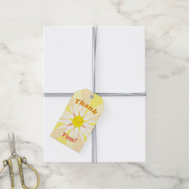 Étiquettes-cadeau Vous êtes mon Merci de Baby shower Sunshine