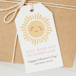 Étiquettes-cadeau Vous êtes mon Sunshine Kids Classroom Saint-Valent
