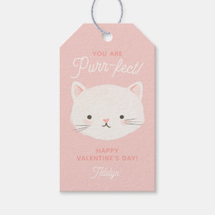 Étiquettes-cadeau Vous êtes Purrfect Kitty Cat Classroom Saint-Valen