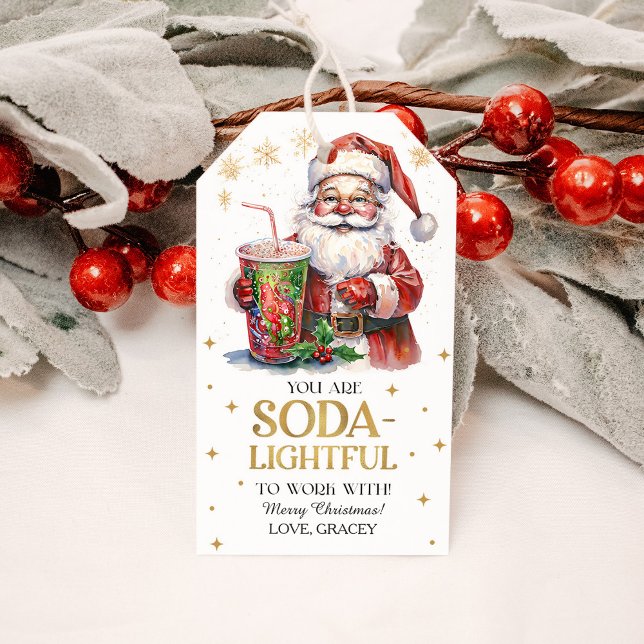 Étiquettes-cadeau Vous êtes Soda-Extraordinaire pour Travailler Ense (Créateur téléchargé)