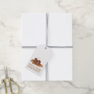 Étiquettes-cadeau Vous êtes Sweet British Sticky Toffee Pudding Tags