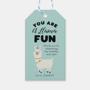 Étiquettes-cadeau Vous Êtes Un Llama Amusant Fête Anniversaire Favor