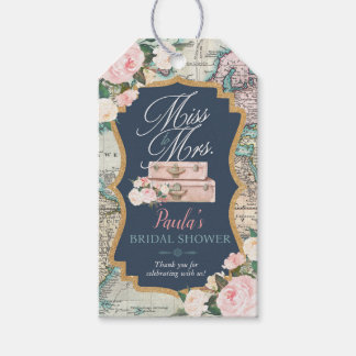 Étiquettes-cadeau Voyage de MISS à MRS Enterrement de Vie de Jeune F