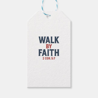 Étiquettes-cadeau Walk By Faith 