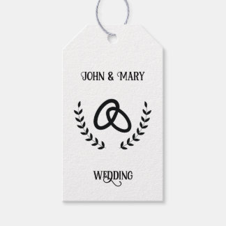 Étiquettes-cadeau Wedding Tag announcement