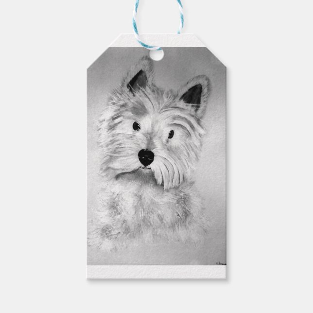 Étiquettes-cadeau West Highland White Terrier (Devant)