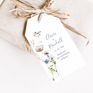 Étiquettes-cadeau Wild Forest Floral Mariage Tags cadeaux