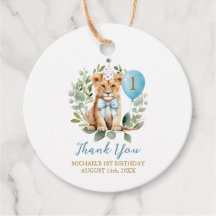 Wild One Birthday Lion Boy Birthday Floral Bow tie
