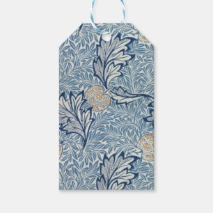 Étiquettes-cadeau William Morris Flower Floral Design