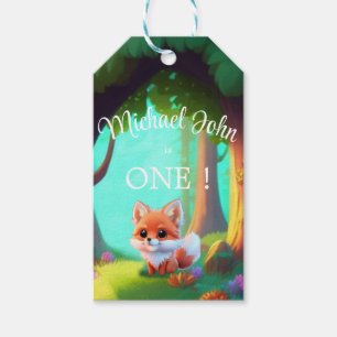 Étiquettes-cadeau Woodland forêt amis mignon bébé foin