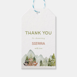 Étiquettes-cadeau Woodland Nature Adventure Baby shower Favoriser le