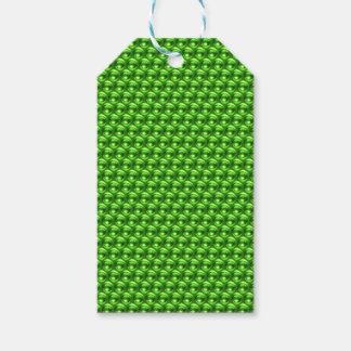 Étiquettes-cadeau Wow vert