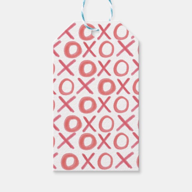 ÉTIQUETTES-CADEAU XOXO (Devant)