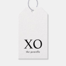 XOXO Huets & Baisers Simple Noir & Blanc