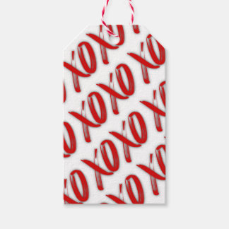 Étiquettes-cadeau XOXO Sexy Red vers/à partir de