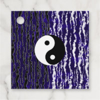 Yin Yang Bleu Tranquillité Zen Energie Chi Fête