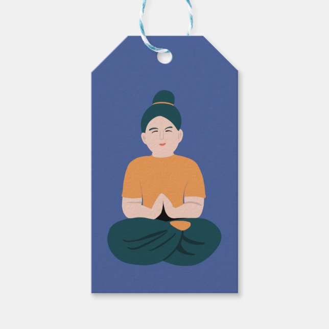 Étiquettes-cadeau Yoga  (Devant)