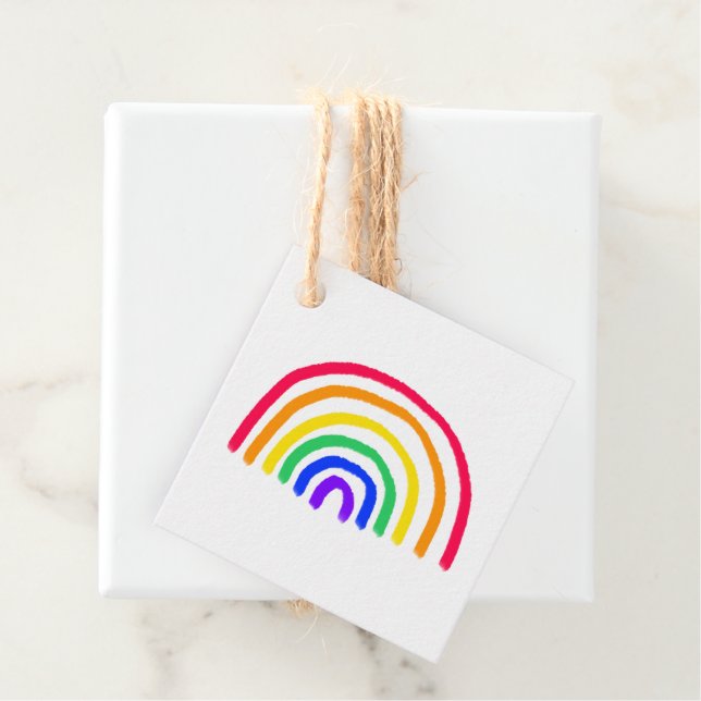Étiquettes Cadeau Your Child's | Upload Kids Drawing (En situation)