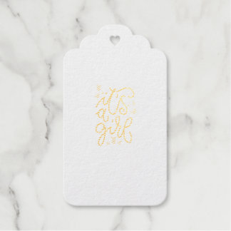 Étiquettes Cadeaux baby shower c'est une fille