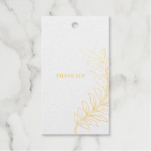 Balise de Merci de feuille d'or