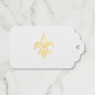 Étiquettes Cadeaux Balise d'encre Fleur De Lis