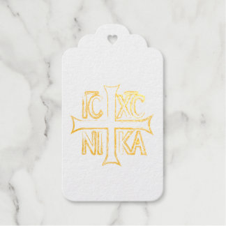 Étiquettes Cadeaux Balises cadeaux Christogram Foil