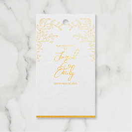 Étiquettes Cadeaux Balises faire-part de mariage