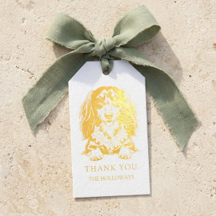 Étiquettes Cadeaux Cadeau de mariage pour teckel tropical