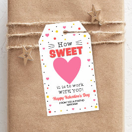 Étiquettes cadeaux Coeurs, étiquette Saint-Valenti