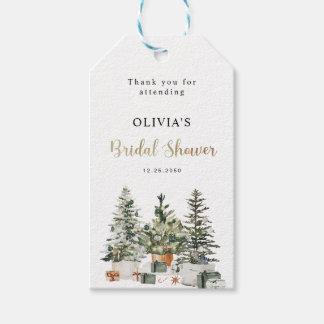 Étiquettes Cadeaux de Mariage Arbre de Noël et Cad