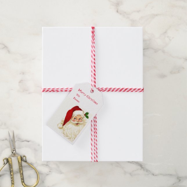 Étiquettes cadeaux de Noël (Avec de la ficelle)