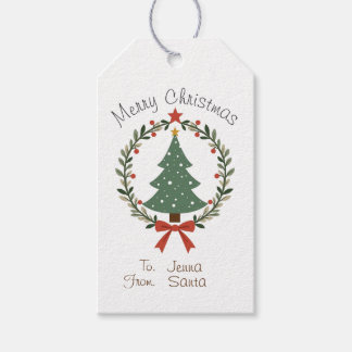 étiquettes cadeaux de Noël