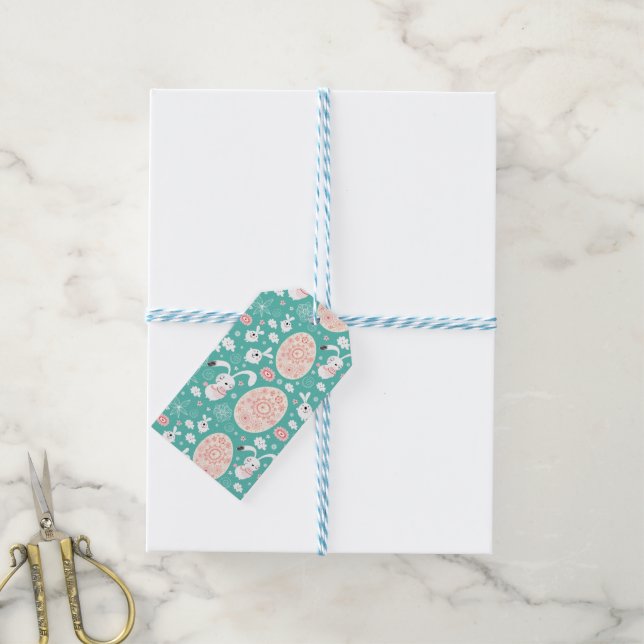 Étiquettes cadeaux de Pâques Parade (Avec de laficelle)
