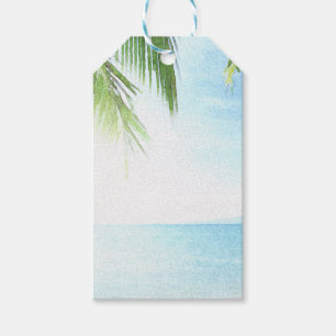 Étiquettes Cadeaux de Plage Océanique