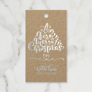 Étiquettes Cadeaux Élégant Joyeuses Fêtes de Noël personnalisables
