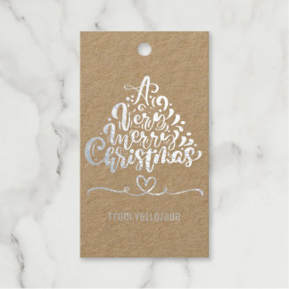 Étiquettes Cadeaux Élégant personnalisable Joyeuses Fêtes de Noël F