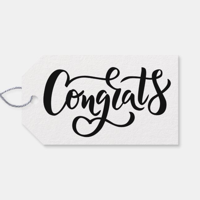 Étiquettes cadeaux Félicats (Dos (Horizontal))