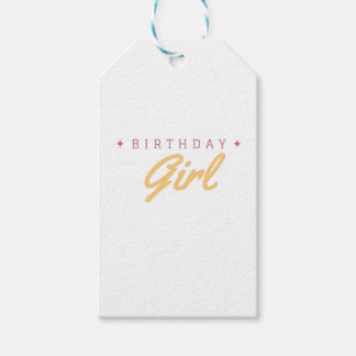 Étiquettes Cadeaux Fille Anniversaire Fleur Rose É