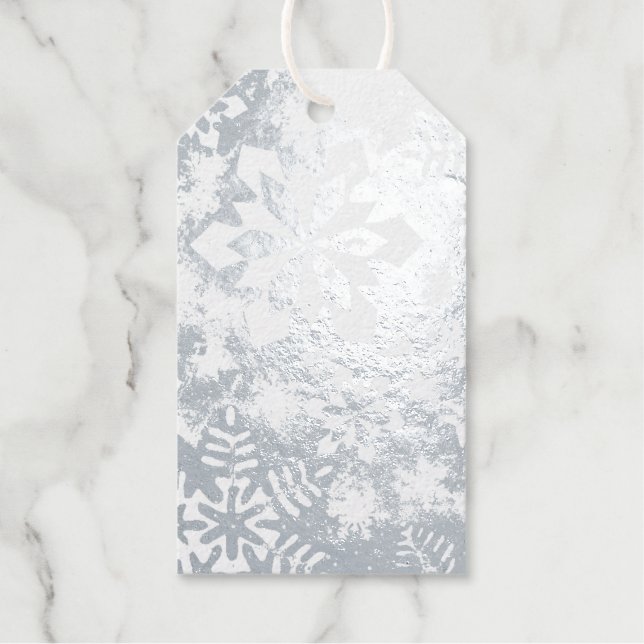 Étiquettes Cadeaux Flèches bleues (Recto)
