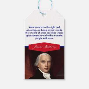 Étiquettes cadeaux James Madison