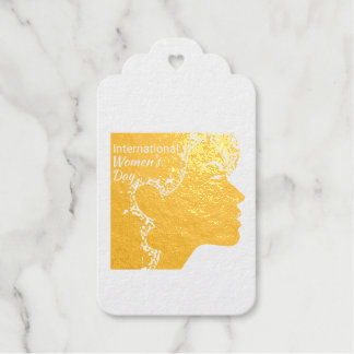 Étiquettes Cadeaux Journée internationale de la femme.