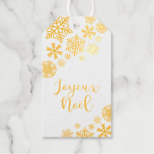 Étiquettes Cadeaux Joyeux Noël Joyeux Noël En Français, Élégant