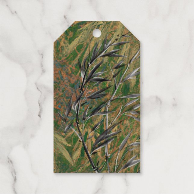 Étiquettes Cadeaux La forêt de Bambou (Verso)