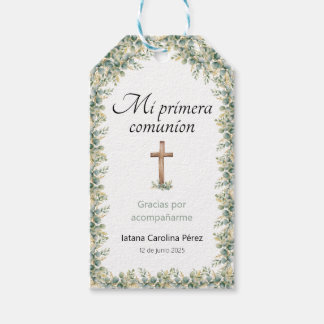 Étiquettes Cadeaux Ma Première Communion 