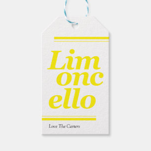 Étiquettes cadeaux Mariage de Limoncello Merci