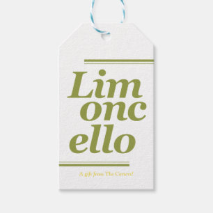 Étiquettes cadeaux Mariage de Limoncello Merci