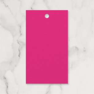 Étiquettes Cadeaux Mariage rose chaud   Invitation de couleur vive en