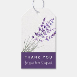 Étiquettes cadeaux Merci Mariage Lavender